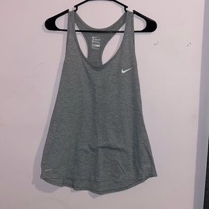 Grey Nike tank top